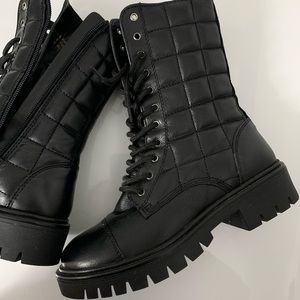 ALDO women’s quilted combat boots